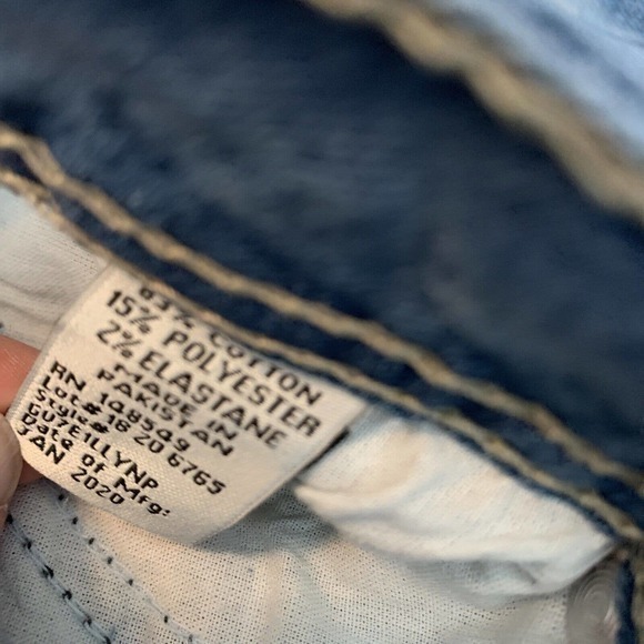 Six Lincoln‎ New York Women's Jeans 32x28 Skinny Fit Denim Stretch Sz 16 NWT - Picture 7 of 8